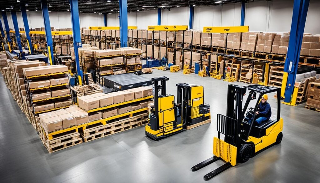 types of material handling equipment