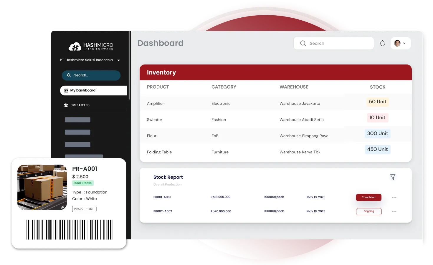 software inventory hashmicro