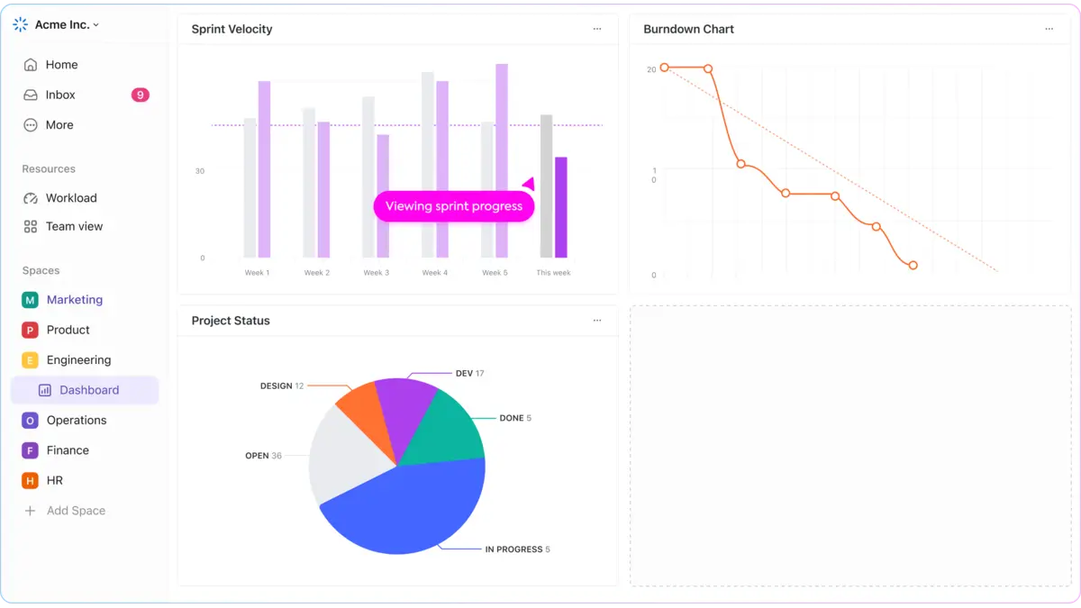 odoo alternatives clickup