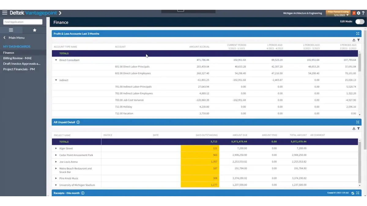 deltek accounting software for construction