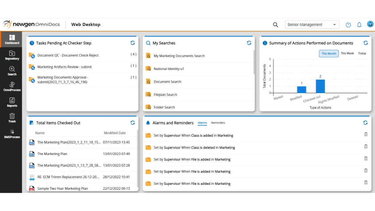 NewgenONE Fixed Asset Lifecycle Management 