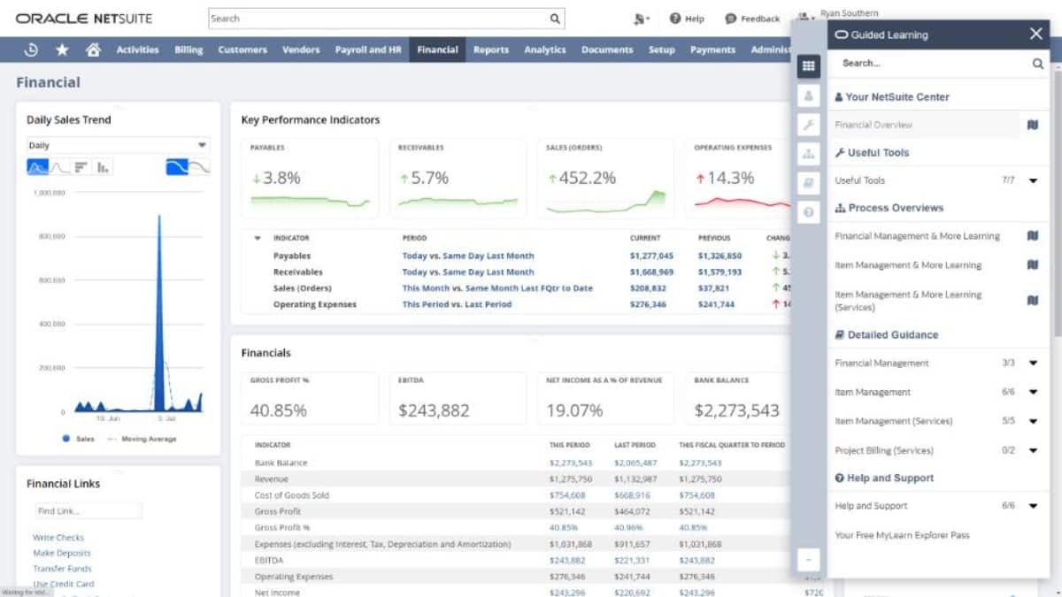 oracle netsuite