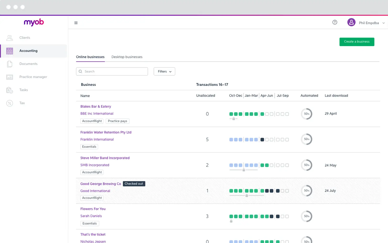 MYOB Accounting