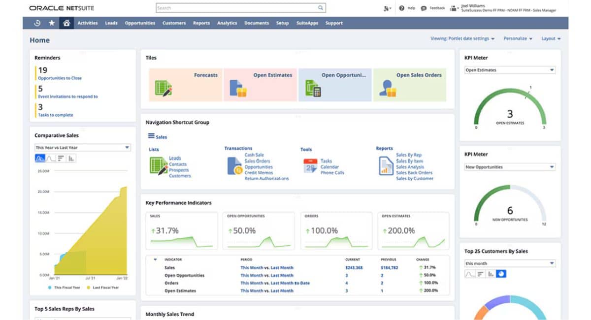 Oracle NetSuite CRM