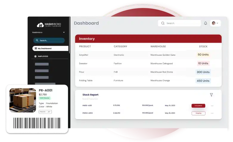 warehouse monitoring hashmicro