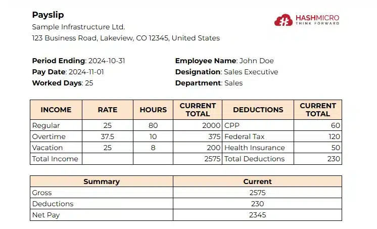 template payslip 5