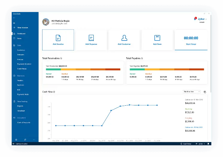 zoho accounting