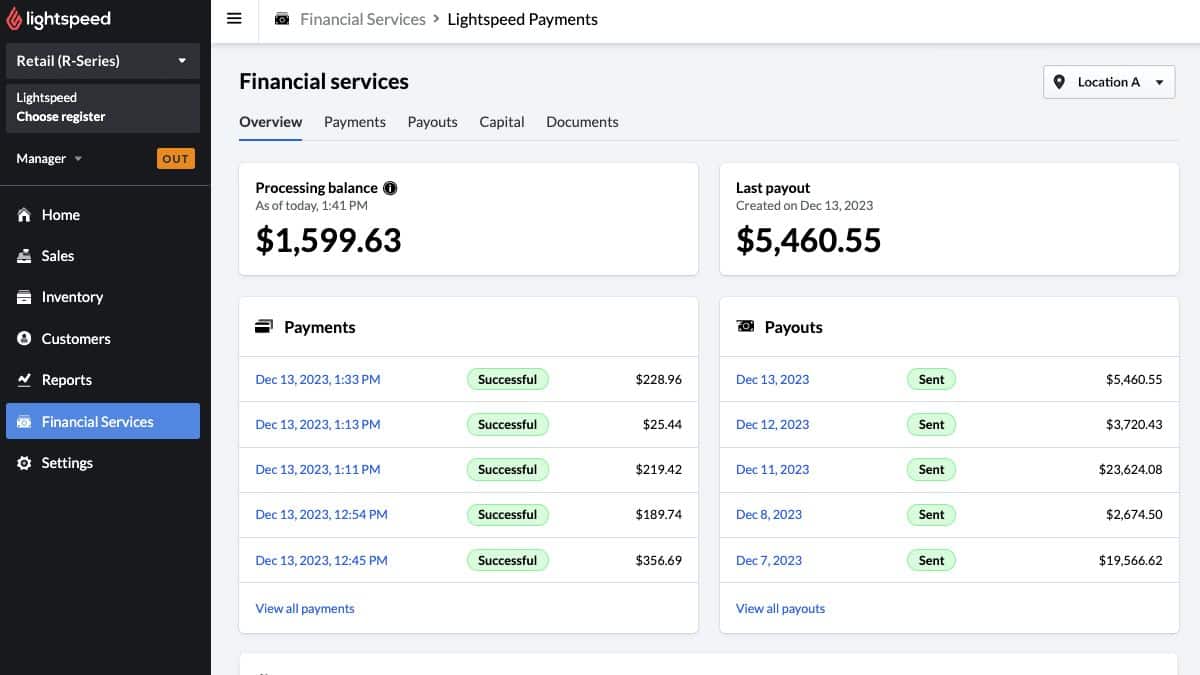 retail inventory management software lightspeed