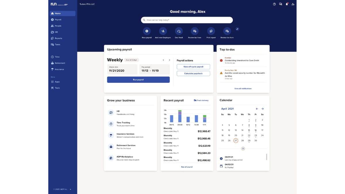 Aplikasi Payroll Manufaktur ADP RUN