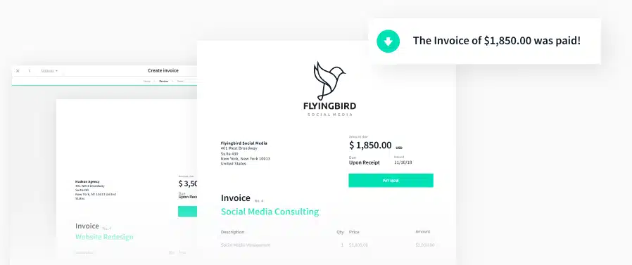 Aplikasi Invoice Fiverr Workspace