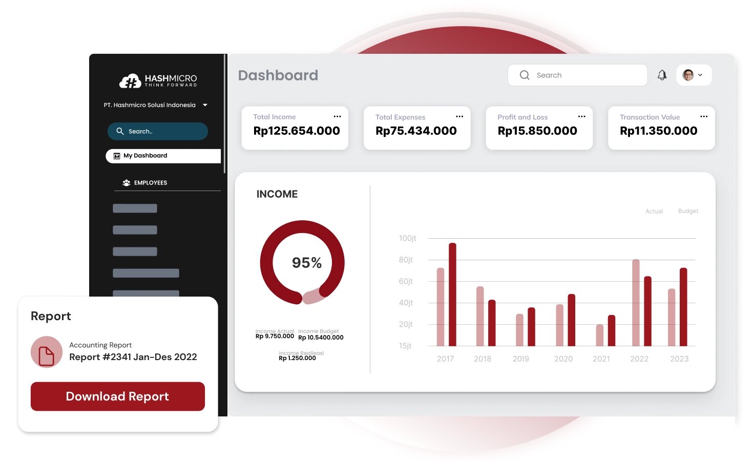 Otomatisasi Pembuatan Laporan Laba Rugi dengan Software HashMicro