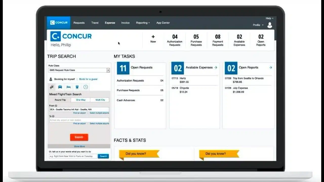 SAP concur expense