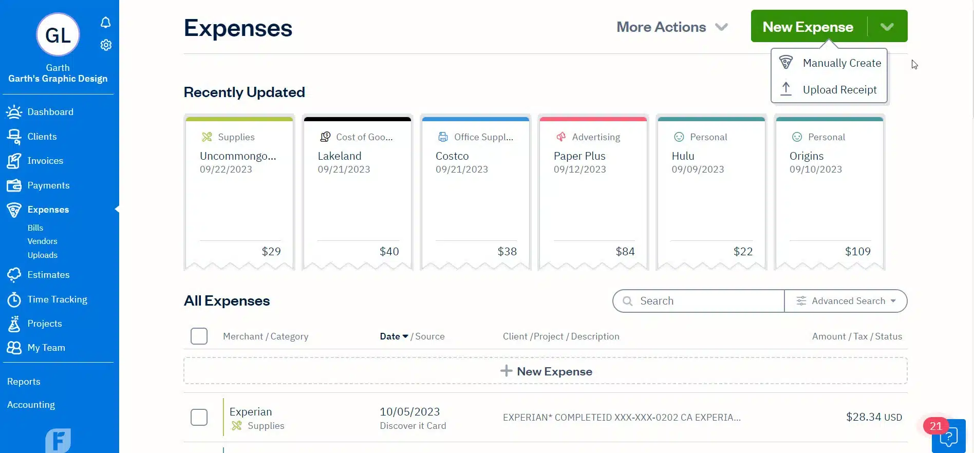 freshbooks accounting