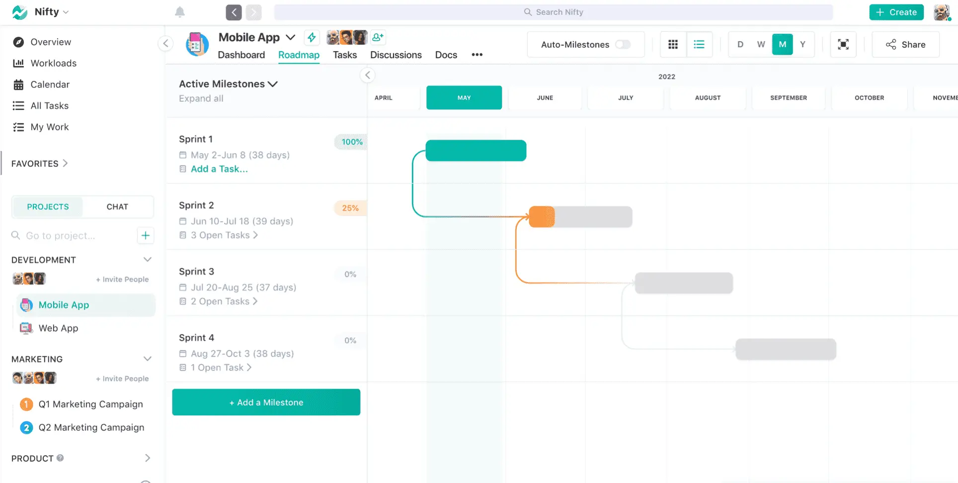 niftypm client service management software