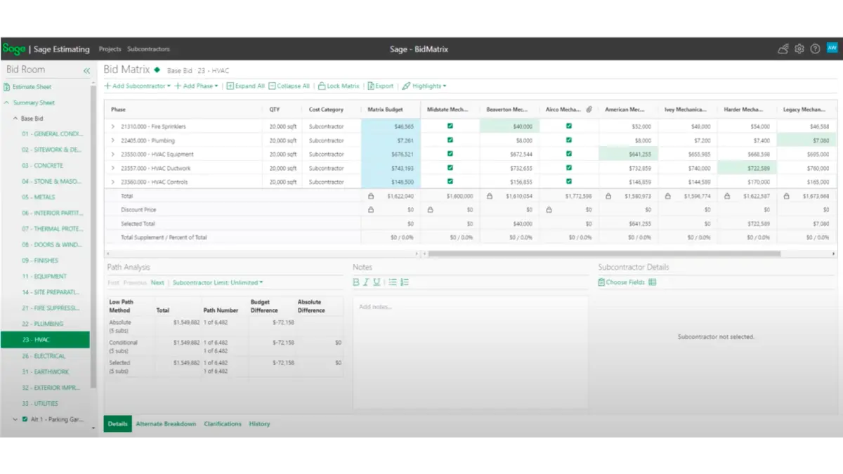 estimating software