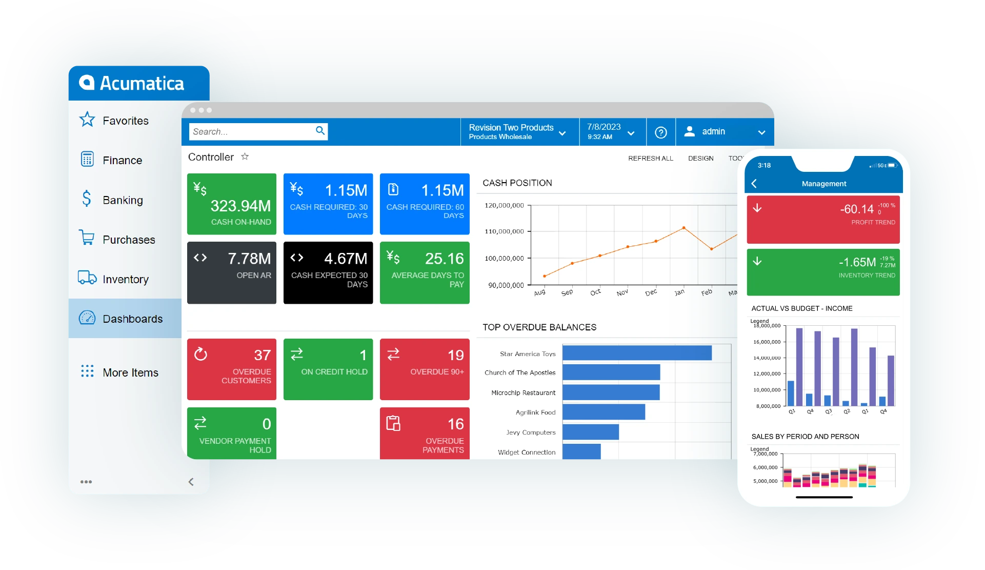 Acumatica Multi-Entity Accounting Software