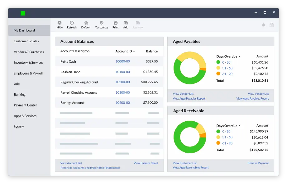 Sage Multi-company Accounting Software