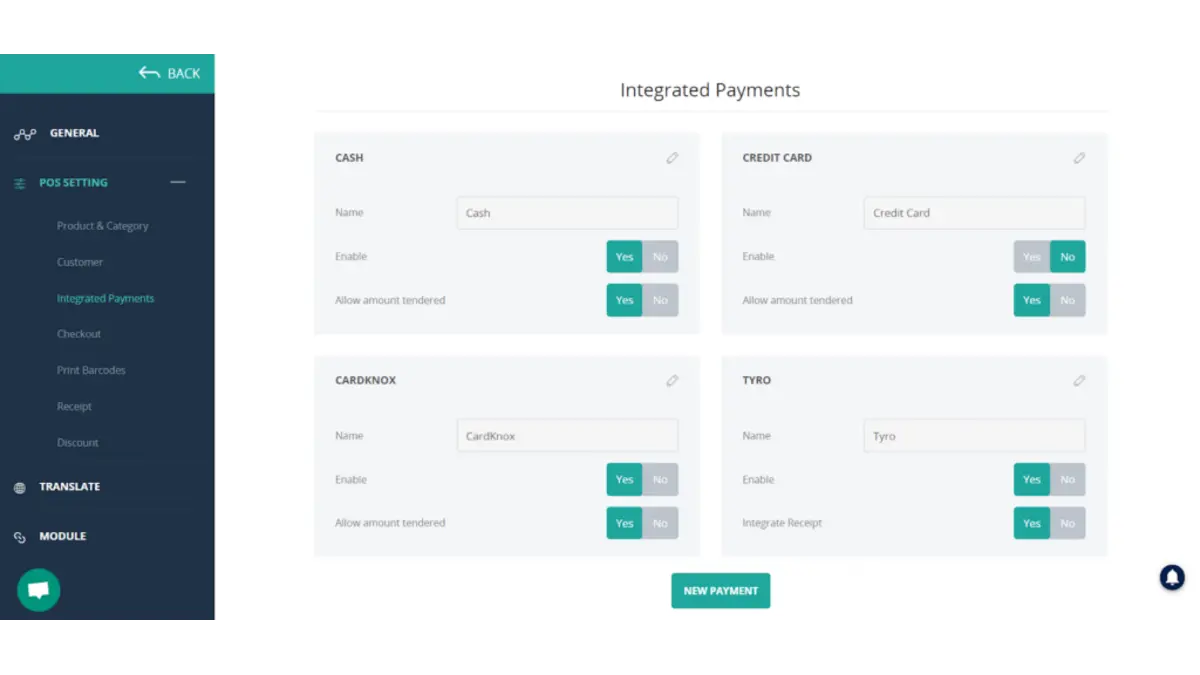 Connect cloud POS system