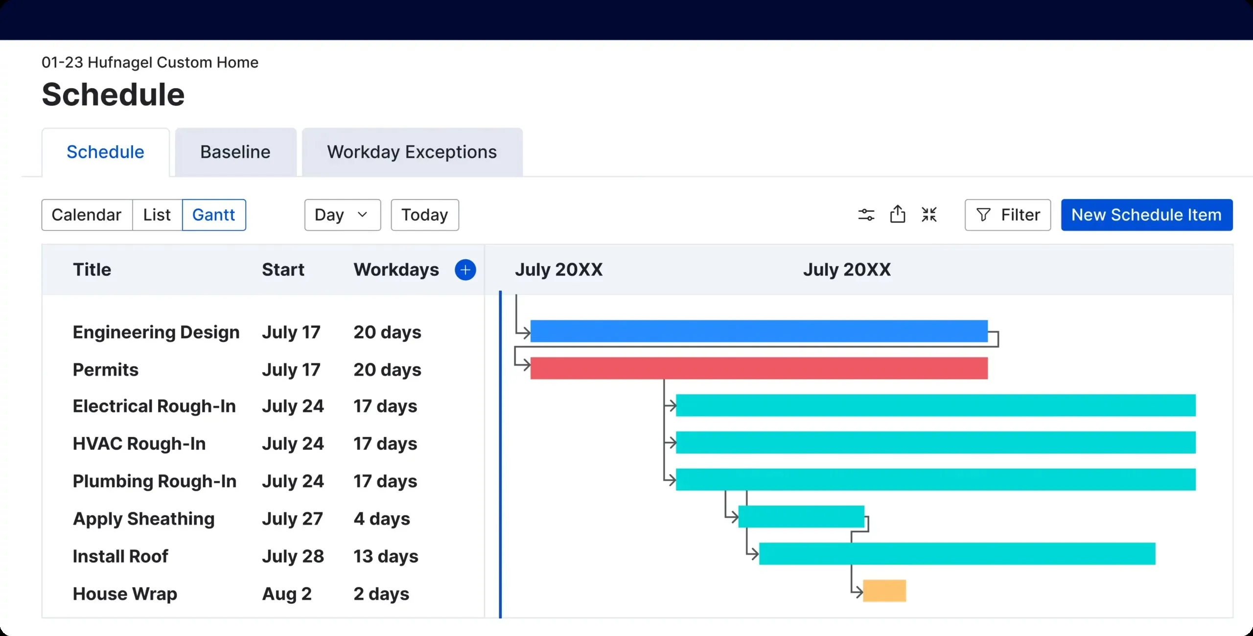 buildertrend construction inventory and asset management software