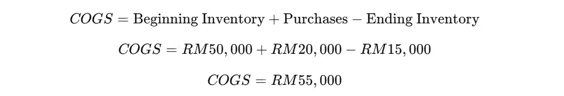 cogs calculation periodic inventory