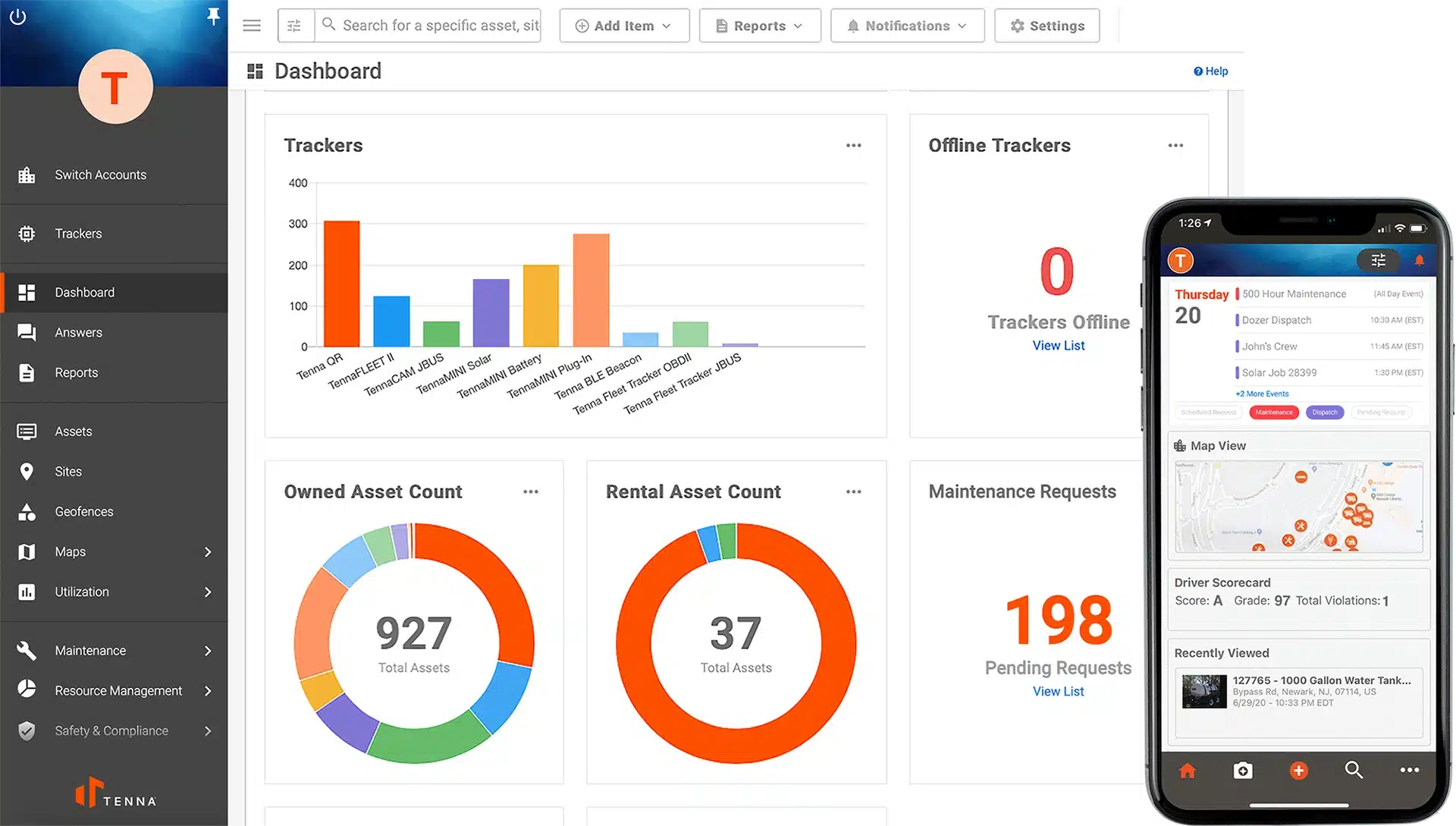 tenna asset tracking solutions for construction