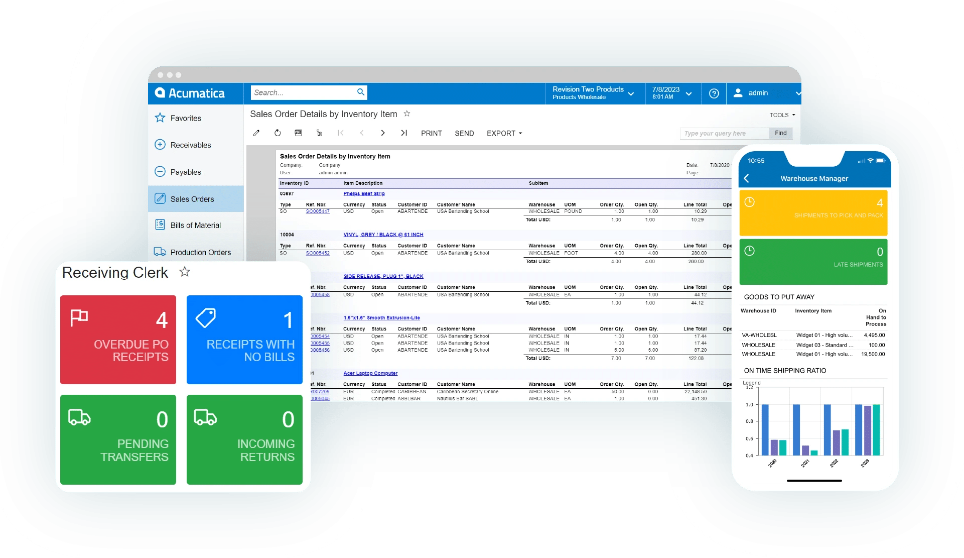 acumatica warehouse management system