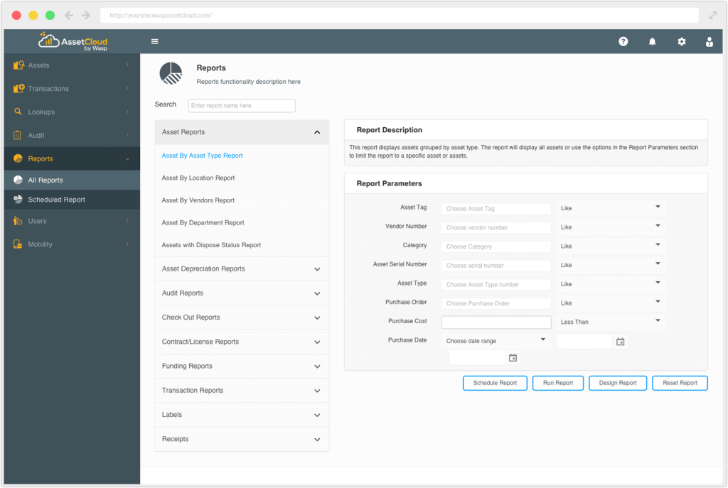 AssetCloud Asset Management Software