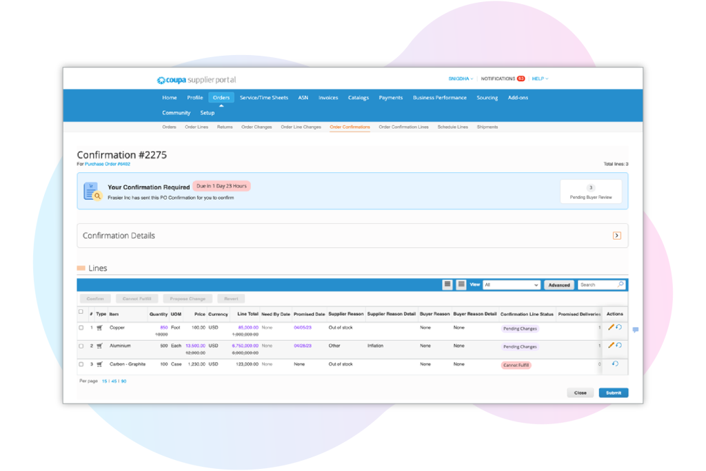 coupa procurement software