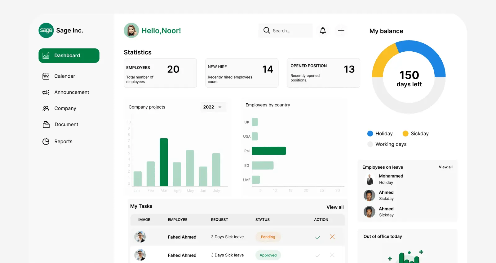 sage rostering software