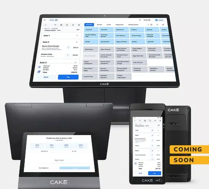 restaurant pos system cake