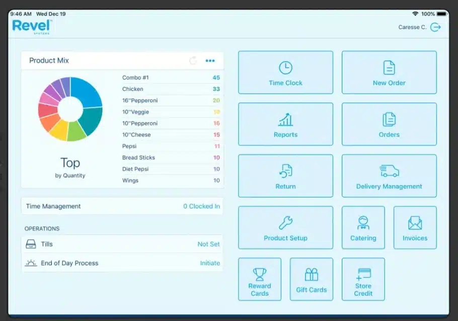 restaurant pos system revel