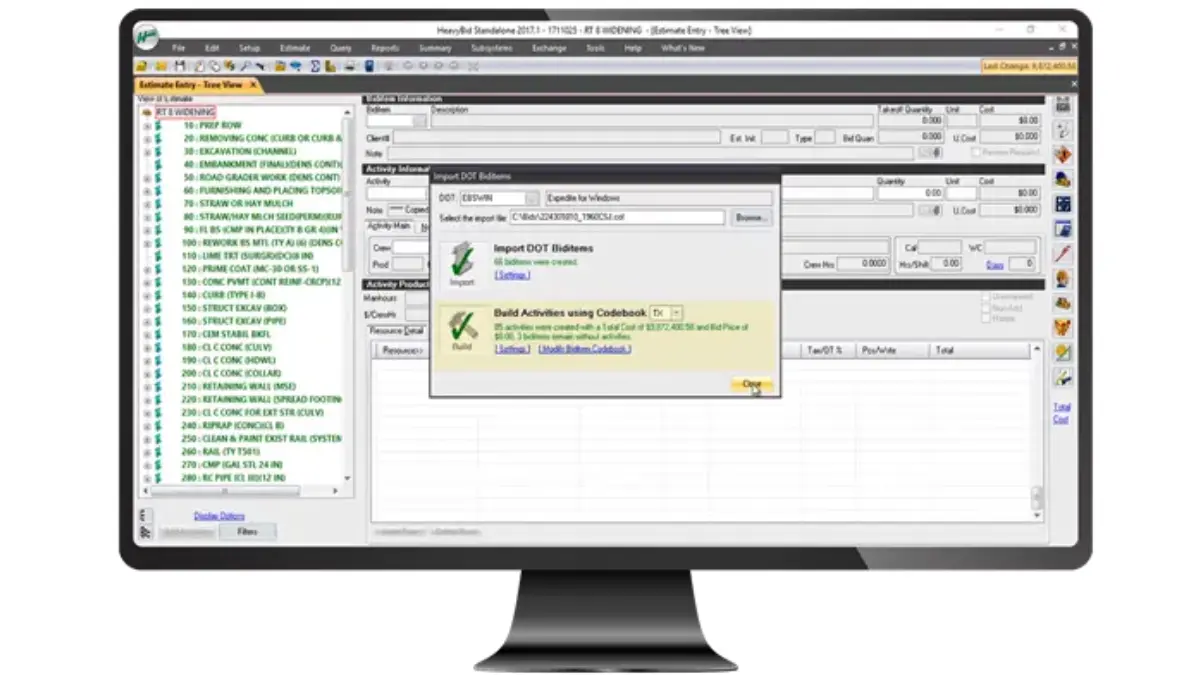 HeavyBid Construction Cost Estimating Software