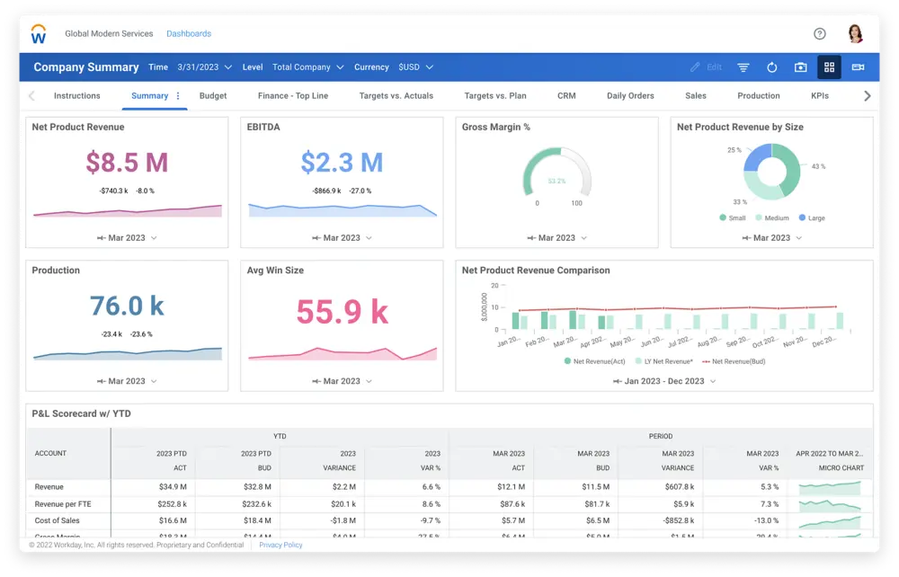 financial reporting software