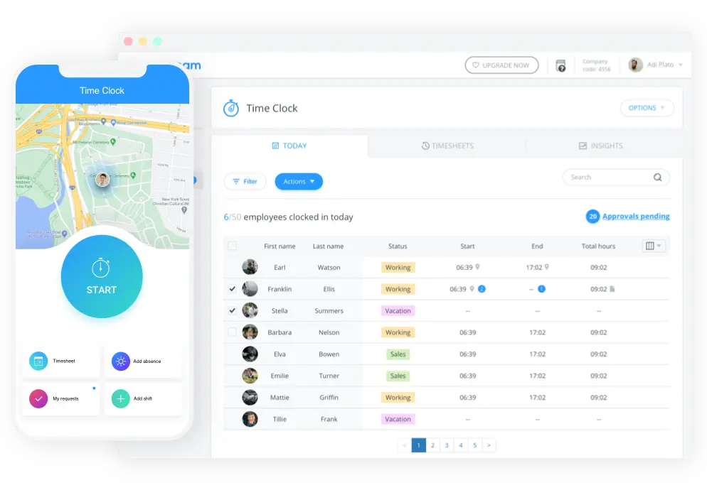 Connecteam Production Planning and Scheduling Software