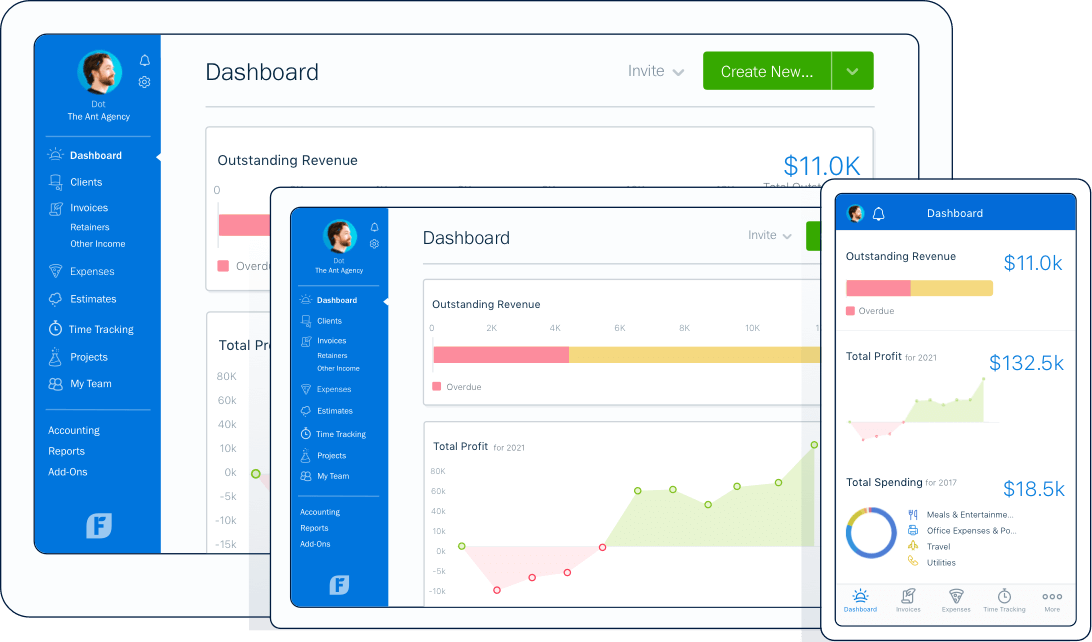 FreshBooks Accounting Software for Retail Business