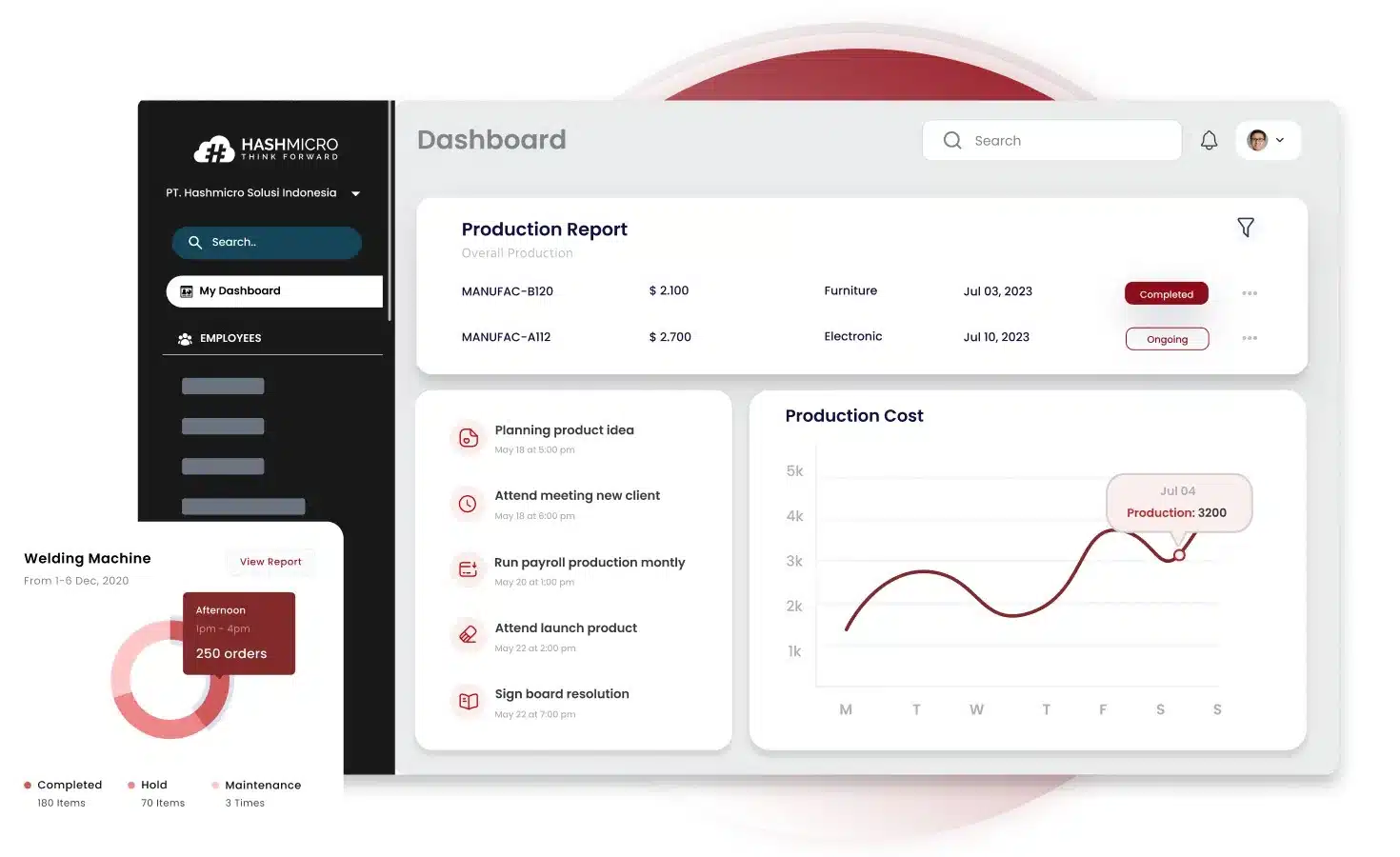 HashMicro Production Planning Software