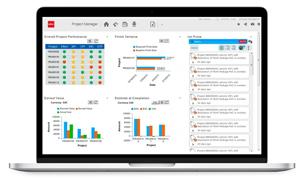 Infor LN Production Planning and Scheduling Software