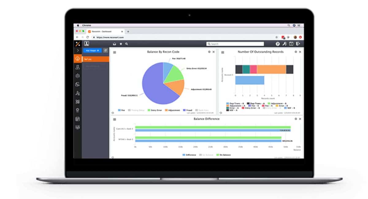 ReconArt Online Bank Reconciliation Software