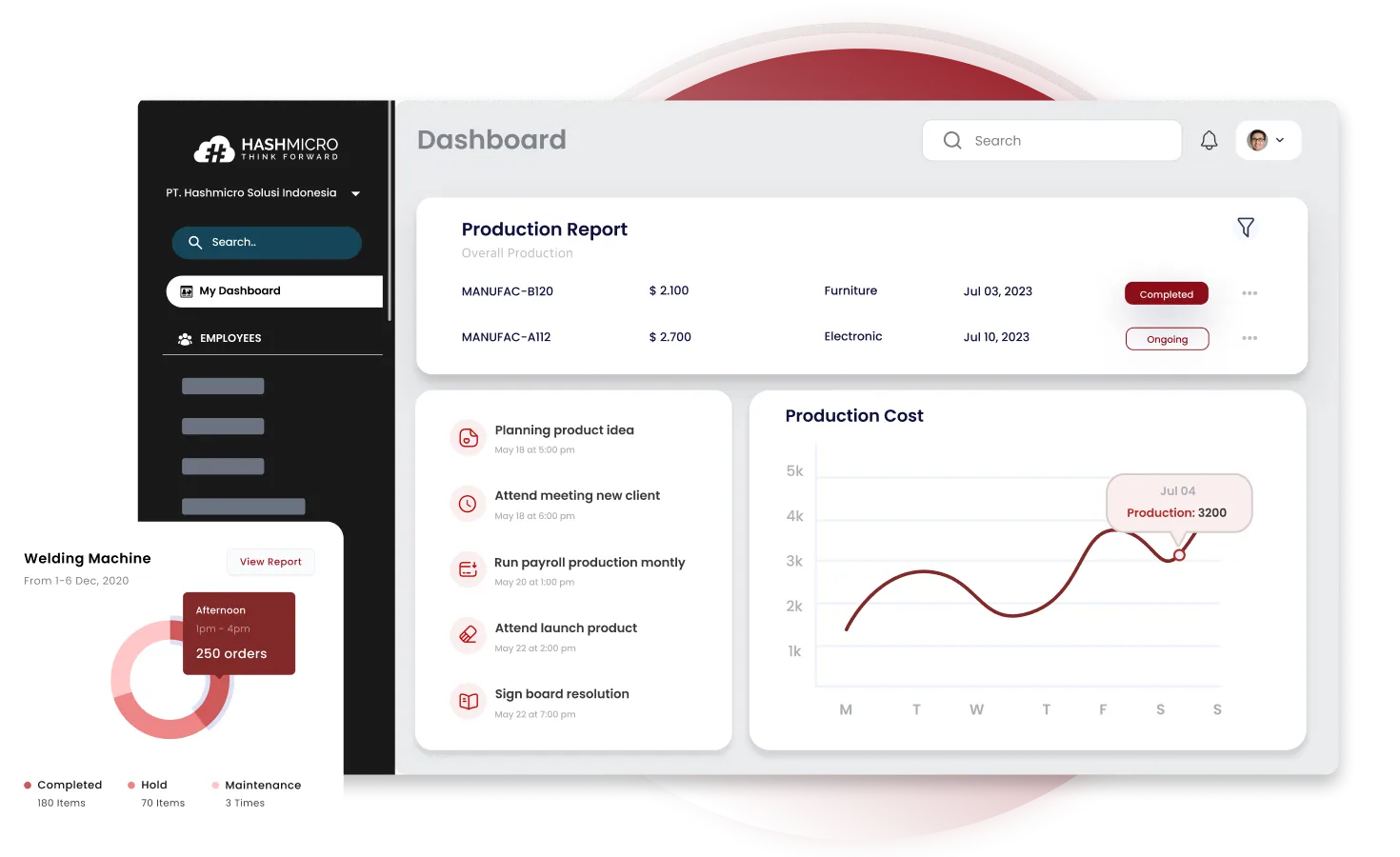 hashmicro manufacturing erp