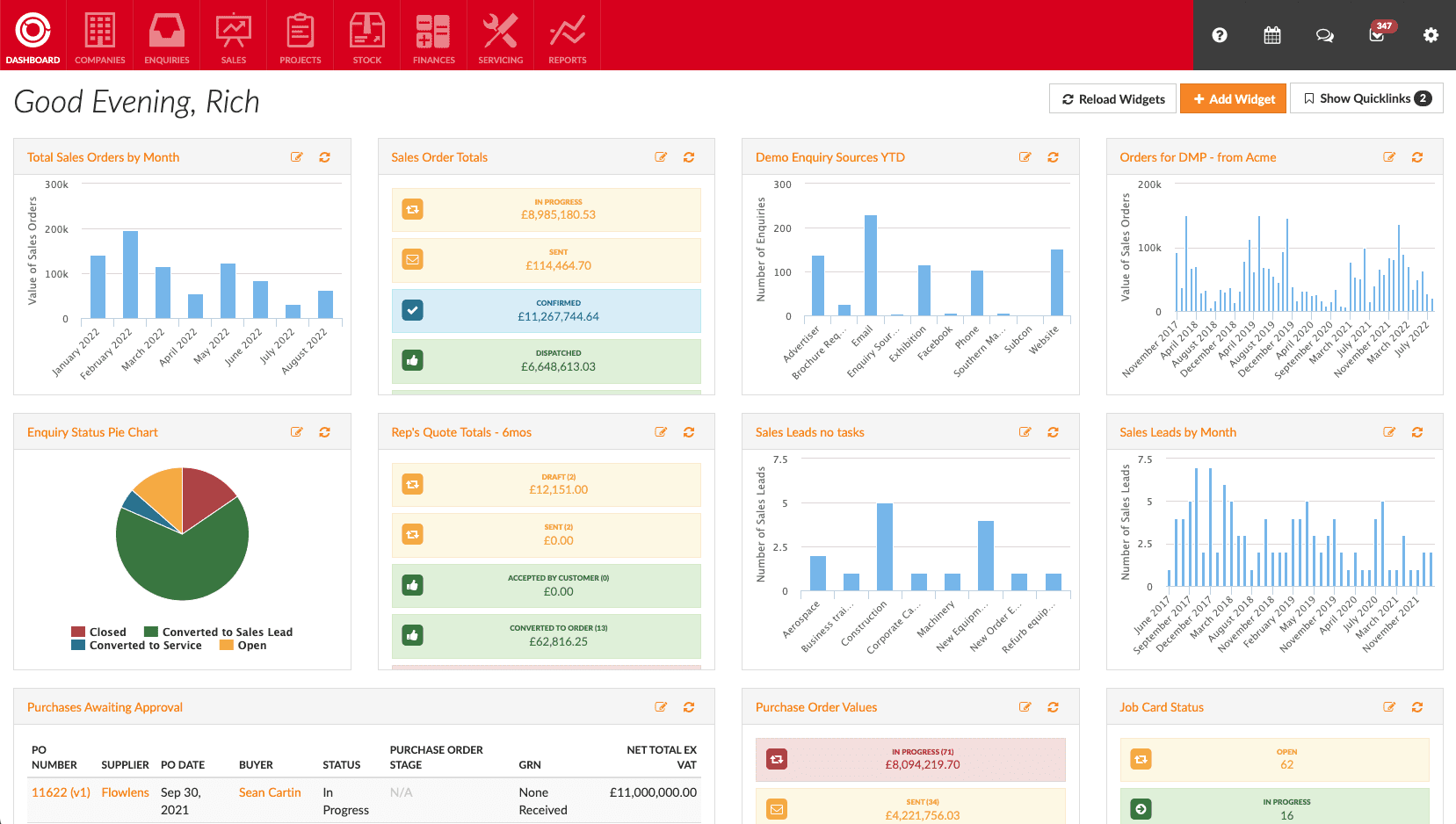 manufacturing erp software quickbooks