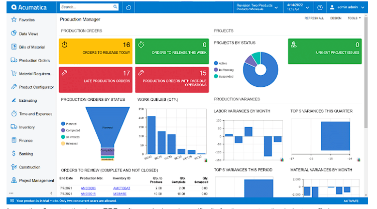 construction erp software