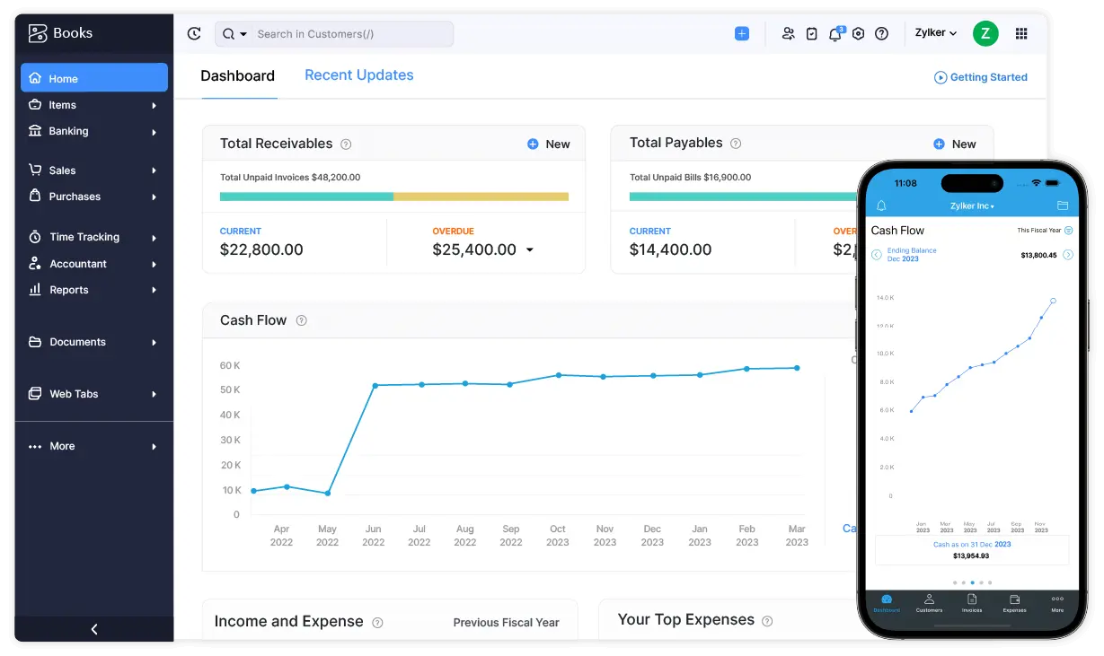 accounts payable automation software zoho books