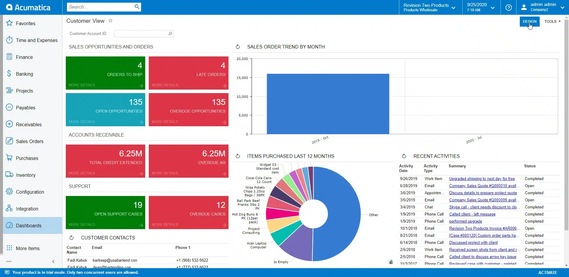 erp for retail industry acumatica