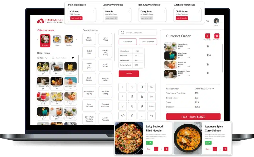 hashmicro restaurant billing software