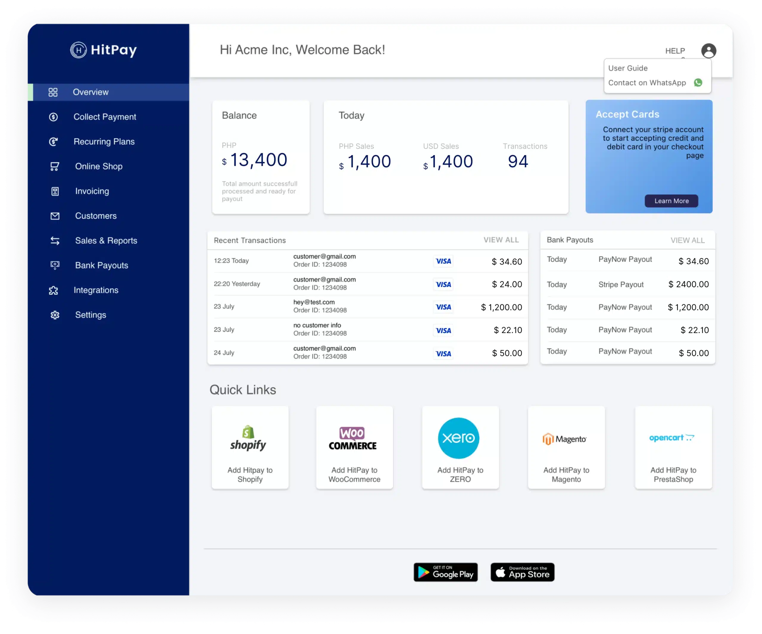 hitpay pos retail system