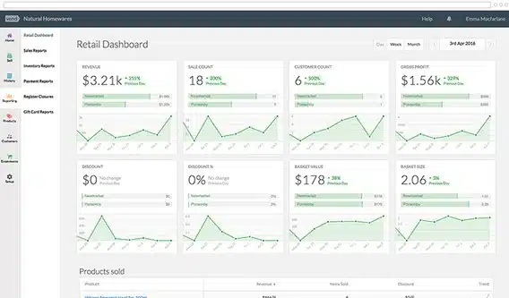 vend retail pos system