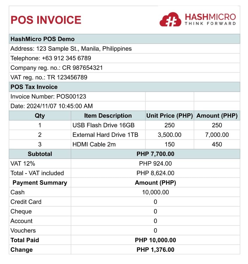 invoice template