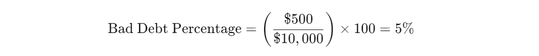 how to calculate bad debts