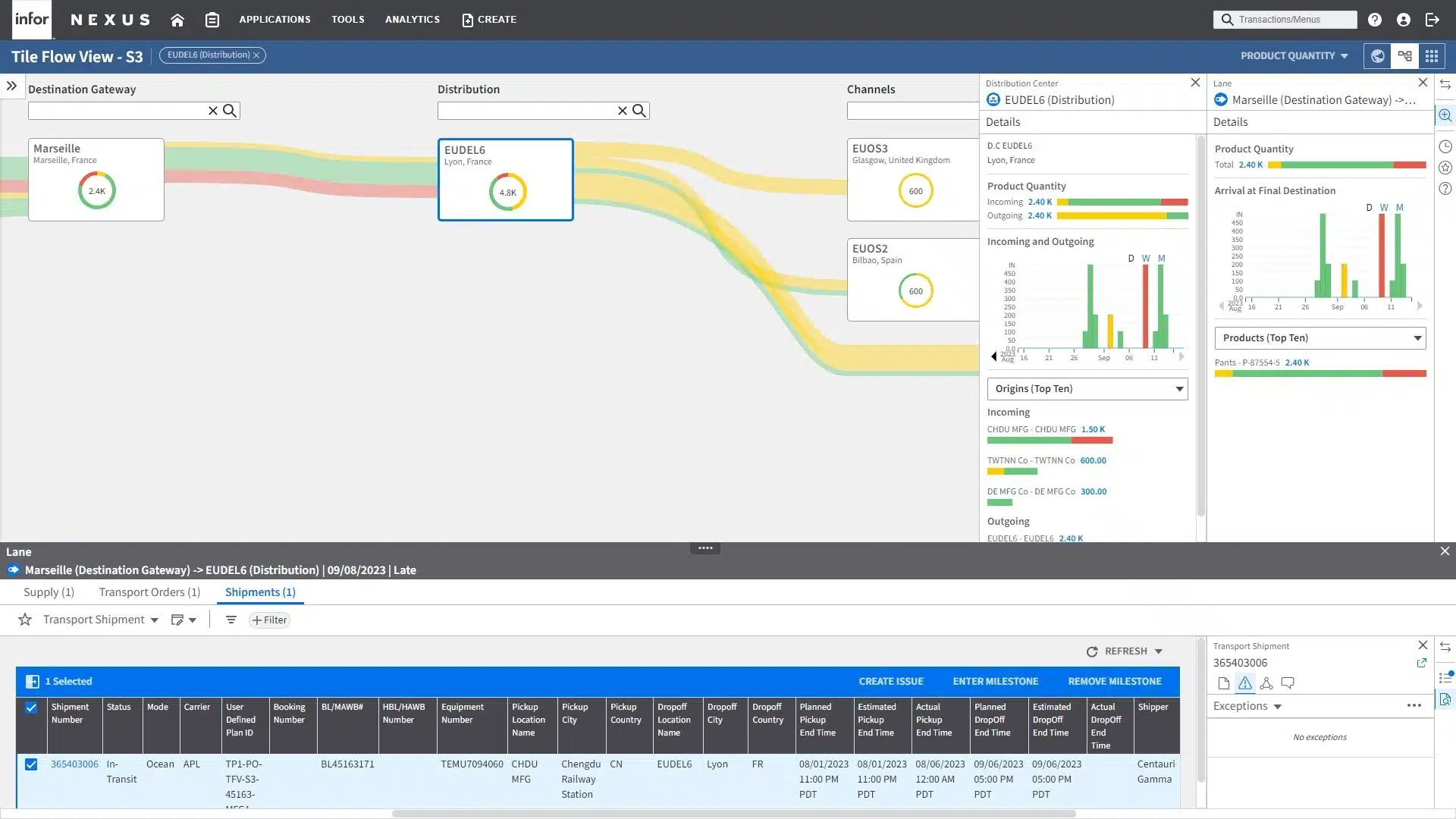 infor nexus