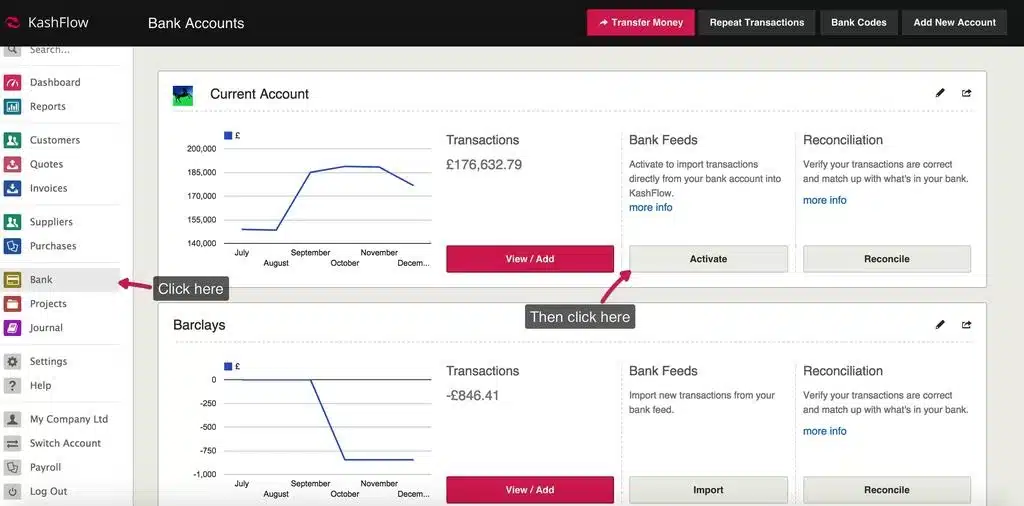 kashflow accounting